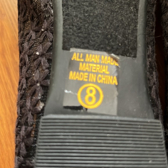 Soda Black Mesh Floral Ballet Flats_NWOT_Size 8 - Picture 6 of 6